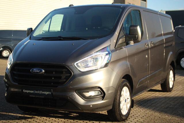 Ford TRANSIT CUSTOM 300 2.0TDCI 130pk L2H1 Trend | LMV | L+R Zijdeur | Carplay/Android | Trekhaak | Lease 450,- p/m