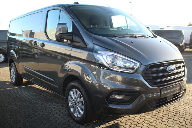 Ford TRANSIT CUSTOM 300 2.0TDCI 130pk L2H1 Trend | LMV | L+R Zijdeur | Carplay/Android | Trekhaak | Lease 450,- p/m