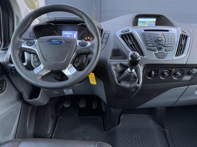 Ford TRANSIT CUSTOM 290 2.2 TDCI L2H1 Limited DC Dubbele Cabine,Navi,Airco,Cruise,Stoelverwarming,Trekhaak,LM Velgen,PDC,N.A.P,APK tot 06-2025