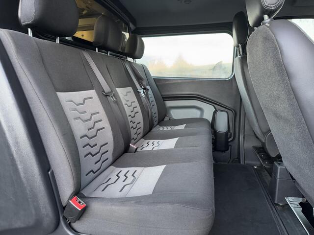 Ford TRANSIT CUSTOM 290 2.2 TDCI L2H1 Limited DC Dubbele Cabine,Navi,Airco,Cruise,Stoelverwarming,Trekhaak,LM Velgen,PDC,N.A.P,APK tot 06-2025