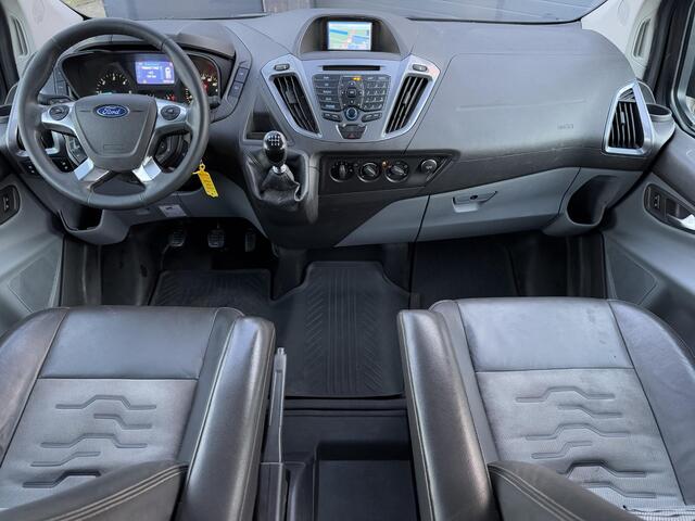 Ford TRANSIT CUSTOM 290 2.2 TDCI L2H1 Limited DC Dubbele Cabine,Navi,Airco,Cruise,Stoelverwarming,Trekhaak,LM Velgen,PDC,N.A.P,APK tot 06-2025