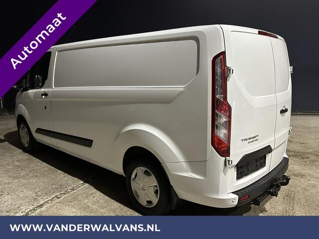 Ford TRANSIT CUSTOM 2.0 TDCI 130pk Automaat **BPM VRIJ voor de Ondernemer** L2H1 Euro6 Airco | Camera | Navigatie | LED Trekhaak, Apple Carplay, Android Auto, Cruisecontrol, Parkeersensoren, Verwarmde voorruit, Bijrijdersbank
