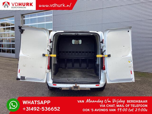 Ford TRANSIT CUSTOM 2.0 TDCI 170 pk Aut. L2 DC Dubbel Cabine/ Standkachel/ 2x Schuifdeur/ CarPlay/ Bi-Xenon/ Stoelverw./ Cruise/ Airco/ Trekhaak