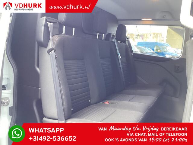 Ford TRANSIT CUSTOM 2.0 TDCI 170 pk Aut. L2 DC Dubbel Cabine/ Standkachel/ 2x Schuifdeur/ CarPlay/ Bi-Xenon/ Stoelverw./ Cruise/ Airco/ Trekhaak