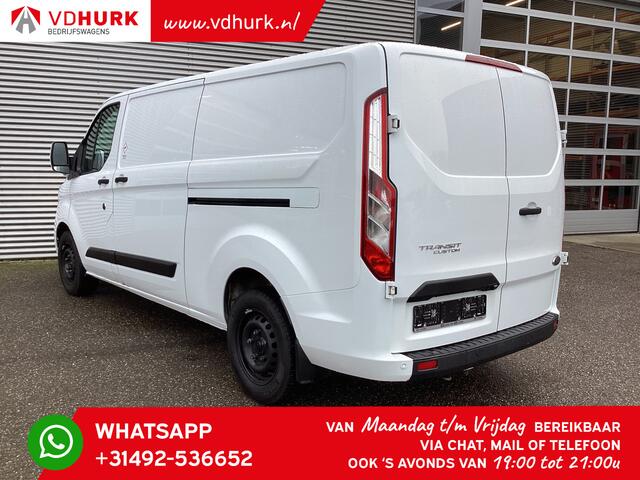 Ford TRANSIT CUSTOM 300 2.0 TDCI 130 pk Aut. L2 2x Schuifdeur/ Standkachel/ Stoelverw./ Carplay/ Cruise/ PDC V+A/ Camera
