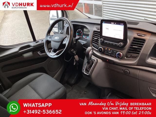 Ford TRANSIT CUSTOM 300 2.0 TDCI 130 pk Aut. L2 2x Schuifdeur/ Standkachel/ Stoelverw./ Carplay/ Cruise/ PDC V+A/ Camera