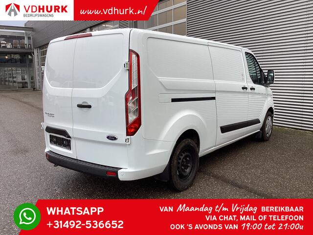 Ford TRANSIT CUSTOM 300 2.0 TDCI 130 pk Aut. L2 2x Schuifdeur/ Standkachel/ Stoelverw./ Carplay/ Cruise/ PDC V+A/ Camera
