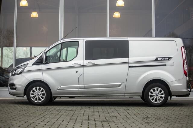 Ford TRANSIT CUSTOM 300 2.0 TDCI L2H1 Limited DC | Automaat | Camera | Carplay | Trekhaak
