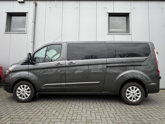 Ford TRANSIT CUSTOM 300 2.0 TDCI L2H1 Limited DC All-Season banden/ Voorruitverwarming/ Stoelverwarming/ Apple Carplay Android / trekhaak / Nieuwstaat!