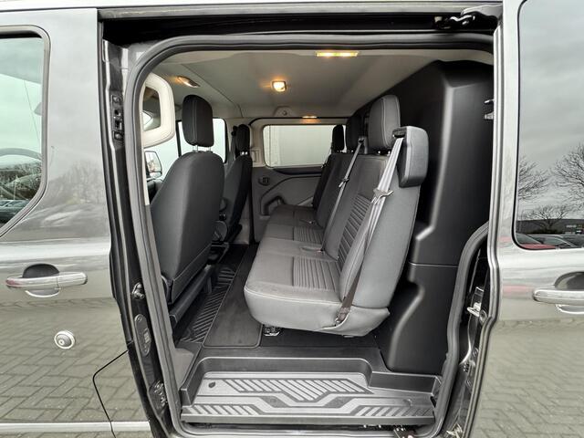 Ford TRANSIT CUSTOM 300 2.0 TDCI L2H1 Limited DC All-Season banden/ Voorruitverwarming/ Stoelverwarming/ Apple Carplay Android / trekhaak / Nieuwstaat!
