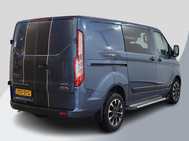 Ford TRANSIT CUSTOM | Sport Automaat 130pk | Dubbele Cabine | DC | Dubbele Schuifdeur | Stoelverwarming | Navigatie | Raptor Grille