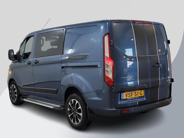 Ford TRANSIT CUSTOM | Sport Automaat 130pk | Dubbele Cabine | DC | Dubbele Schuifdeur | Stoelverwarming | Navigatie | Raptor Grille