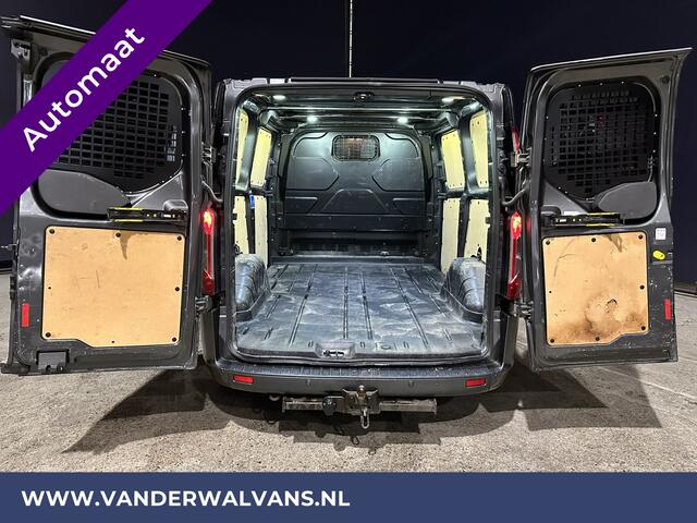 Ford TRANSIT CUSTOM 2.0TDCI 130pk Automaat L1H1 Euro6 Airco | 2x zijdeur | Trekhaak | LM velgen Cruisecontrol, Parkeersensoren, Dakdragers, Verwarmde voorruit, Bijrijdersbank