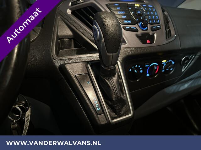 Ford TRANSIT CUSTOM 2.0TDCI 130pk Automaat L1H1 Euro6 Airco | 2x zijdeur | Trekhaak | LM velgen Cruisecontrol, Parkeersensoren, Dakdragers, Verwarmde voorruit, Bijrijdersbank
