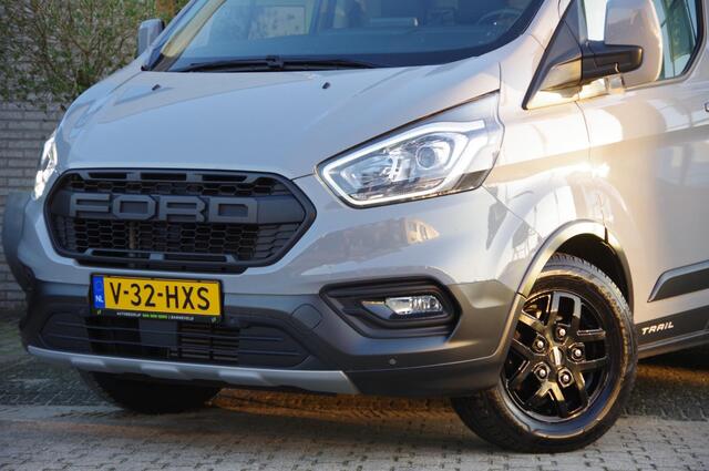 Ford TRANSIT CUSTOM 300 2.0 TDCI Trail 130PK, NARDO GREY, LEDER, CAMERA, TREKHAAK, NAVI, CRUISE, STOELVERWARMING, AIRCO, PDC
