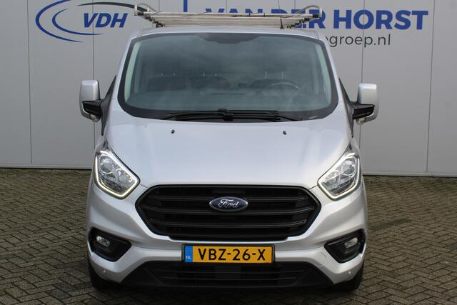 Ford TRANSIT CUSTOM 320 2.0-108pk TDCI L2H1 Trend. Keurige Ford Transit Custom, lengte 2. Airco, parkeersensoren v+a, metallic lak, imperiaal, telefoonvoorb., trekhaak, laadruimte betimmerd, 3-zits etc.
