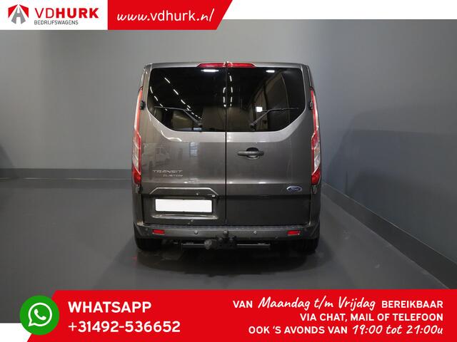 Ford TRANSIT CUSTOM 2.0 TDCI 170 pk L2 Limited DC Dubbel Cabine 2x Schuifdeuren/ Stoelverw./ 17"LMV/ Navi/ Cruise/ Camera/ PDC/ Trekhaak