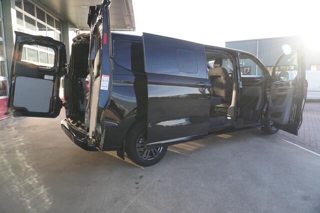 Ford TRANSIT CUSTOM 320L 2.0 TDCI 170PK L2H1 Limited DC Automaat Trekhaak Schuifdeur links en rechts | Airco | Adap.Cruise | Navi | Camera