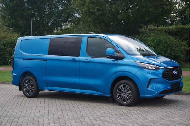 Ford TRANSIT CUSTOM 320L 2.0 TDCI 170PK L2H1 Limited DC Automaat Trekhaak Schuifdeur links en rechts | Airco | Adap.Cruise | Navi | Camera