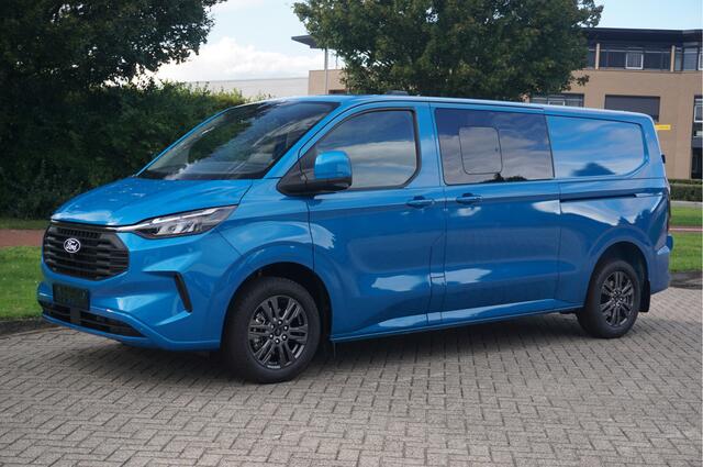 Ford TRANSIT CUSTOM 320L 2.0 TDCI 170PK L2H1 Limited DC Automaat Trekhaak Schuifdeur links en rechts | Airco | Adap.Cruise | Navi | Camera