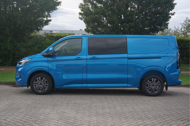 Ford TRANSIT CUSTOM 320L 2.0 TDCI 170PK L2H1 Limited DC Automaat Trekhaak Schuifdeur links en rechts | Airco | Adap.Cruise | Navi | Camera