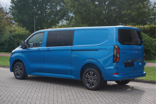 Ford TRANSIT CUSTOM 320L 2.0 TDCI 170PK L2H1 Limited DC Automaat Trekhaak Schuifdeur links en rechts | Airco | Adap.Cruise | Navi | Camera