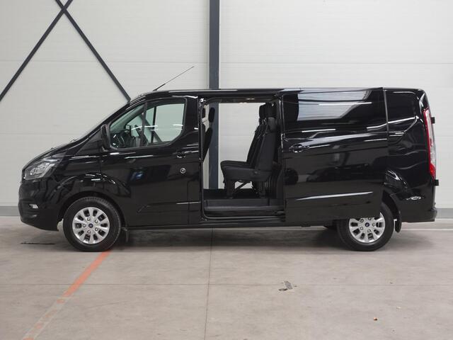 Ford TRANSIT CUSTOM 300 2.0 TDCI L2H1 Limited Automaat Dubbele Cabine 2x Schuifdeur Navi Airco Cruise
