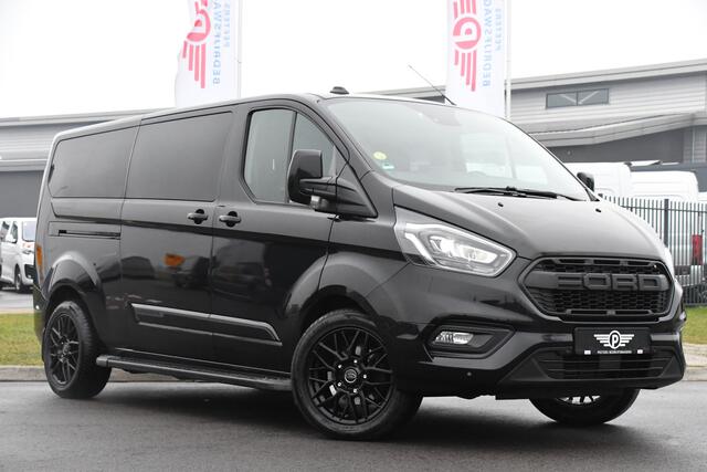 Ford TRANSIT CUSTOM 320 2.0 TDCI L2H1 Platinum Edition DC Black Edition Camera, Cruise, Carplay, 130PK, Automaat, Multimedia, LED, Leder, Stoelverwarming, UNIEK!