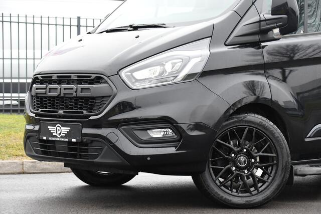 Ford TRANSIT CUSTOM 320 2.0 TDCI L2H1 Platinum Edition DC Black Edition Camera, Cruise, Carplay, 130PK, Automaat, Multimedia, LED, Leder, Stoelverwarming, UNIEK!