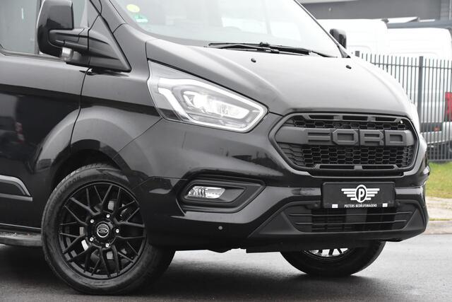 Ford TRANSIT CUSTOM 320 2.0 TDCI L2H1 Platinum Edition DC Black Edition Camera, Cruise, Carplay, 130PK, Automaat, Multimedia, LED, Leder, Stoelverwarming, UNIEK!