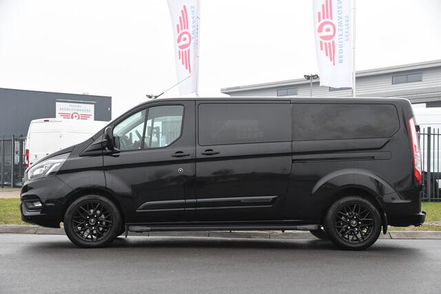 Ford TRANSIT CUSTOM 320 2.0 TDCI L2H1 Platinum Edition DC Black Edition Camera, Cruise, Carplay, 130PK, Automaat, Multimedia, LED, Leder, Stoelverwarming, UNIEK!