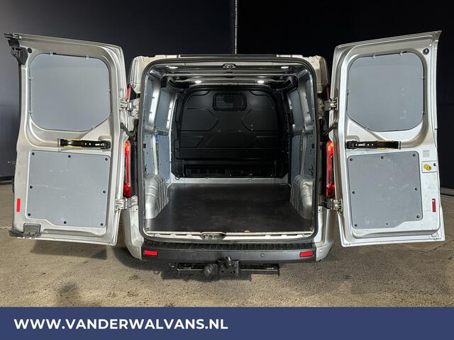 Ford TRANSIT CUSTOM 2.0 TDCI 131pk L1H1 Euro6 Airco | Camera | LED | Cruisecontrol | Apple Carplay Android Auto, 2500kg Trekhaak, Parkeersensoren, Stoelverwarming, Verwarmde voorruit, Bijrijdersbank