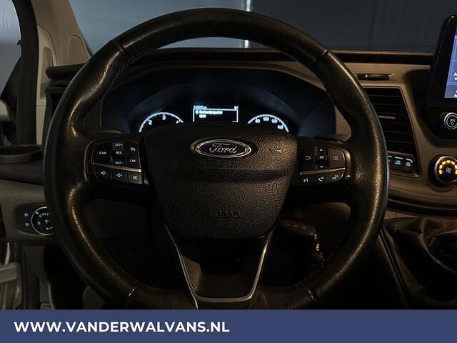 Ford TRANSIT CUSTOM 2.0 TDCI 131pk L1H1 Euro6 Airco | Camera | LED | Cruisecontrol | Apple Carplay Android Auto, 2500kg Trekhaak, Parkeersensoren, Stoelverwarming, Verwarmde voorruit, Bijrijdersbank