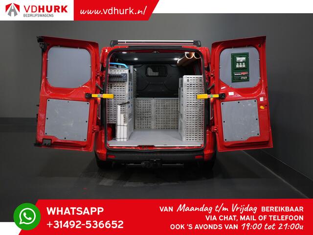 Ford TRANSIT CUSTOM 300 2.0 TDCI 130 pk Aut. Limited 2x Schuifdeur/ Bi-Xenon/ Sortimo/ Standkachel/ Stoelverw./ Carplay/ Camera/ PDC/ Cruise
