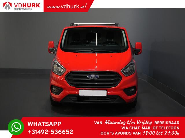Ford TRANSIT CUSTOM 300 2.0 TDCI 130 pk Aut. Limited 2x Schuifdeur/ Bi-Xenon/ Sortimo/ Standkachel/ Stoelverw./ Carplay/ Camera/ PDC/ Cruise
