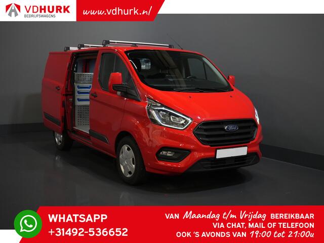 Ford TRANSIT CUSTOM 300 2.0 TDCI 130 pk Aut. Limited 2x Schuifdeur/ Bi-Xenon/ Sortimo/ Standkachel/ Stoelverw./ Carplay/ Camera/ PDC/ Cruise