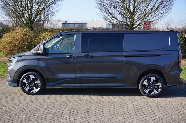 Ford TRANSIT CUSTOM 320L 170PK DC Sport AUT BPM VRIJ!! Navi, ACC, Trekhaak, 360° Cam, 17" LM, 2x Schuifdeur!! NR. 953