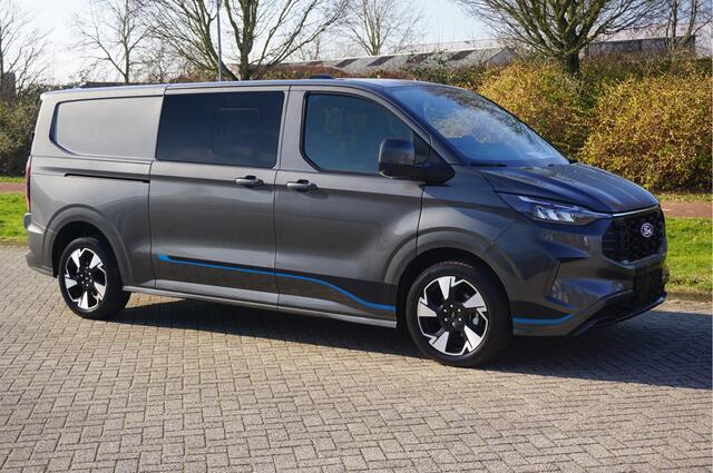 Ford TRANSIT CUSTOM 320L 170PK DC Sport AUT BPM VRIJ!! Navi, ACC, Trekhaak, 360° Cam, 17" LM, 2x Schuifdeur!! NR. 953