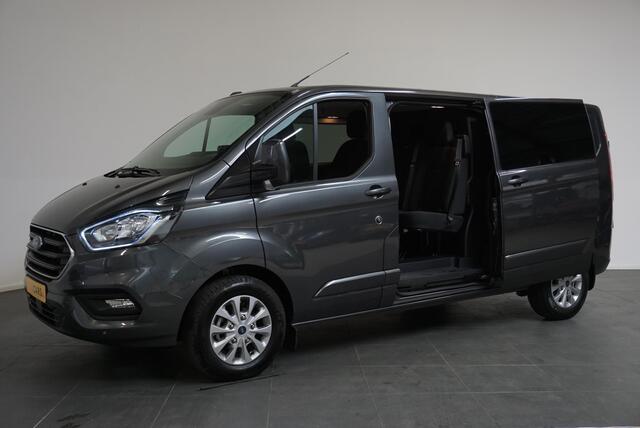 Ford TRANSIT CUSTOM 300 2.0 TDCI L2H1 Limited Dubbele Cabine Automaat | Navigatie | Airco| 2 Schuifdeuren | Trekhaak| PDC | Carplay | DAB|