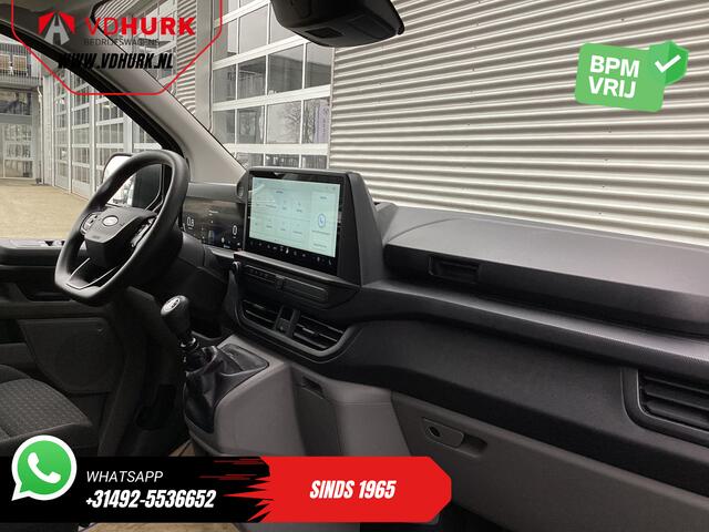 Ford TRANSIT CUSTOM 320 2.0 TDCI 150 pk L2 Trend DC Dubbel Cabine BPM VRIJ! Garantie 5J of 200.000 km/ 2xSchuifdeur/ LED/ Stoelverw./ Virtual Cockpit