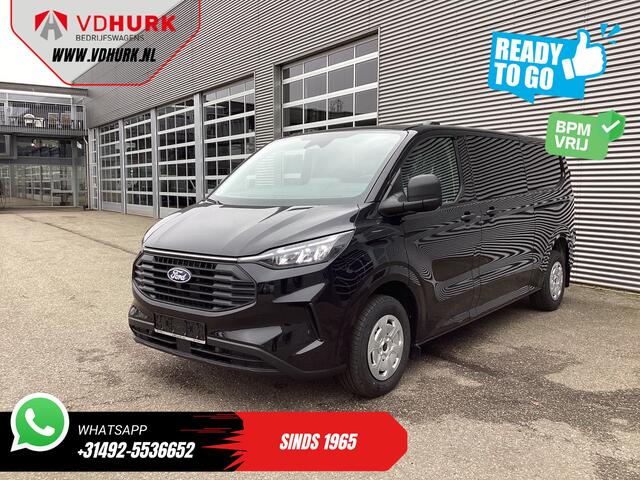 Ford TRANSIT CUSTOM 2.0 TDCI 150 pk Trend DC Dubbel Cabine BPM VRIJ! Garantie 5J of 200.00km/ Adapt.Cruise/ 2xSchuifdeur/ LED/ Navi/ Stoelverw./ Virtual Cockpit