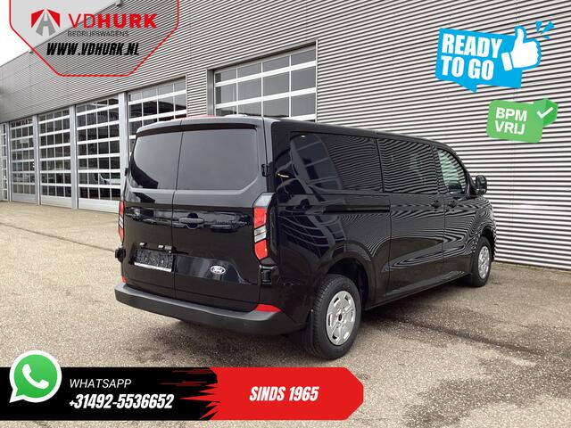Ford TRANSIT CUSTOM 2.0 TDCI 150 pk Trend DC Dubbel Cabine BPM VRIJ! Garantie 5J of 200.00km/ Adapt.Cruise/ 2xSchuifdeur/ LED/ Navi/ Stoelverw./ Virtual Cockpit