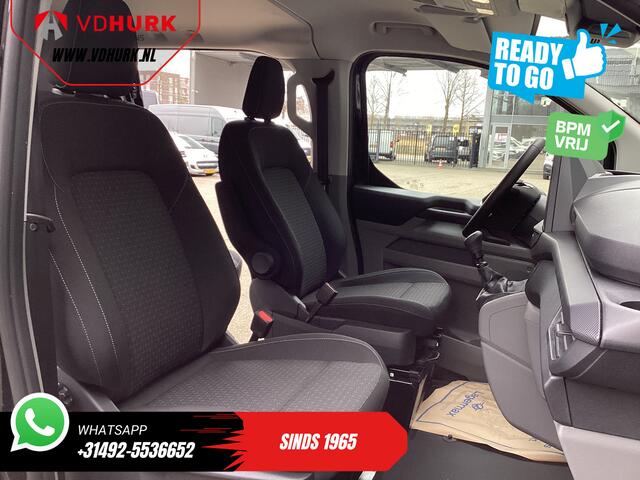 Ford TRANSIT CUSTOM 2.0 TDCI 150 pk Trend DC Dubbel Cabine BPM VRIJ! Garantie 5J of 200.00km/ Adapt.Cruise/ 2xSchuifdeur/ LED/ Navi/ Stoelverw./ Virtual Cockpit