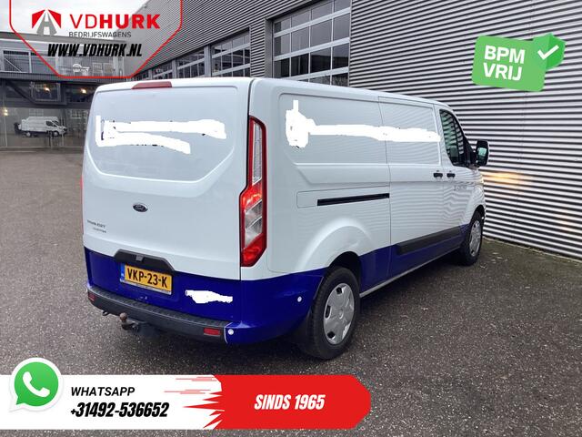 Ford TRANSIT CUSTOM 320 2.0 TDCI 130 pk Aut. L2 Trend BPM VRIJ! Navi/ Carplay/ Camera/ PDC/ Trekhaak
