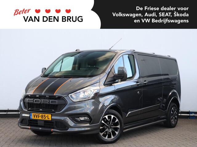 Ford TRANSIT CUSTOM 320 2.0 TDCI 170PK Automaat L2H1 Sport | Full Option | Airco | ACC | Xenon | Side Assist | Camera | Stoelverwarming | Trekhaak |