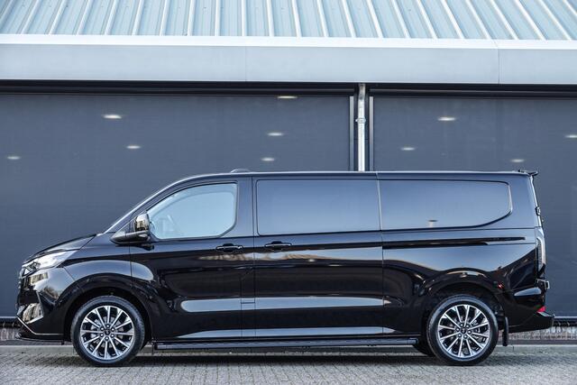 Ford TRANSIT CUSTOM L2H1 Dubbel Cabine 2.0Tdci 170Pk Aut. | Limited | 360° Camera | 2xSchuifdeur | Spoilerpack | 19'' | Agate Black