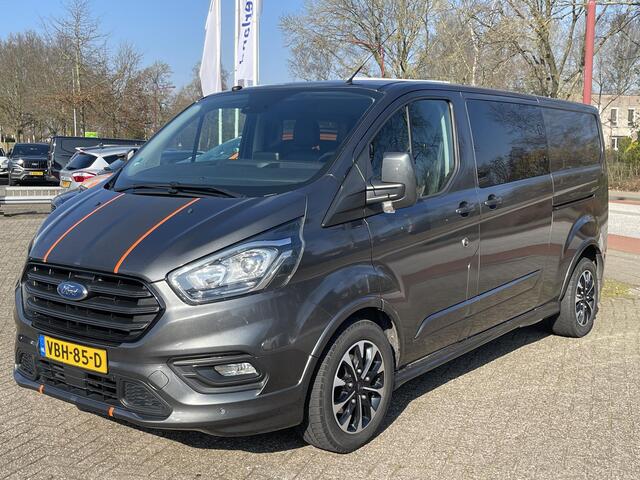 Ford TRANSIT CUSTOM 310 2.0 TDCI L2H1 Sport SCI 170pk DC | Lederen Bekleding | Achteruitrijcamera | Trekhaak | Navigatie | Stoelverwarming | Onderhoudshistorie Aanwezig