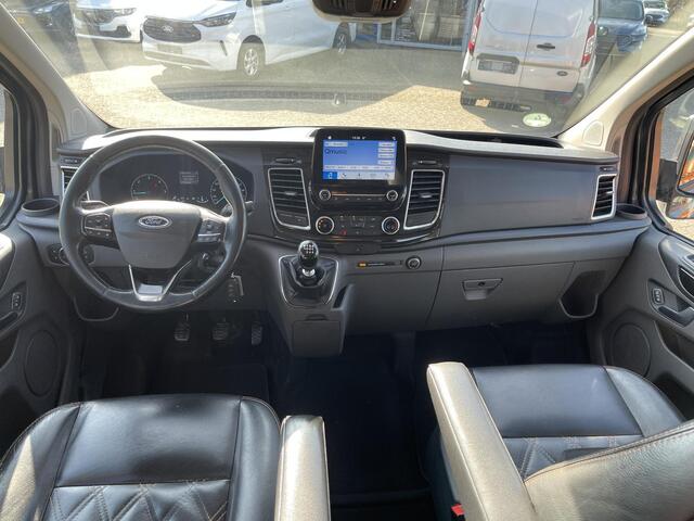 Ford TRANSIT CUSTOM 310 2.0 TDCI L2H1 Sport SCI 170pk DC | Lederen Bekleding | Achteruitrijcamera | Trekhaak | Navigatie | Stoelverwarming | Onderhoudshistorie Aanwezig