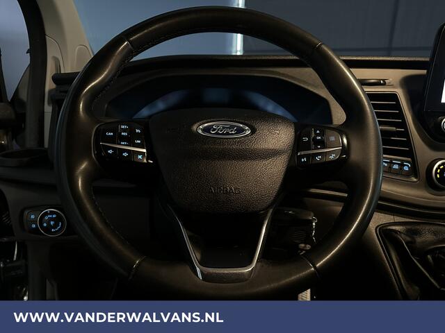 Ford TRANSIT CUSTOM 2.0 TDCI 131pk L2H1 Euro6 Airco | LED | Apple Carplay | Android Auto | Cruisecontrol Parkeersensoren, Verwarmde voorruit, Bijrijdersbank, 2800kg trekvermogen