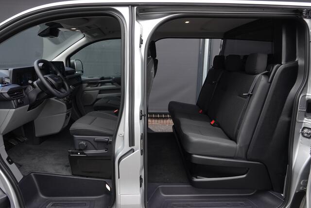 Ford TRANSIT CUSTOM L2H1 Dubbel Cabine 2.0Tdci 150Pk | Trend 320 | Achteruitrijcamera | 2xSchuifdeur | Trekhaak | 17'' | Moondust Zilver